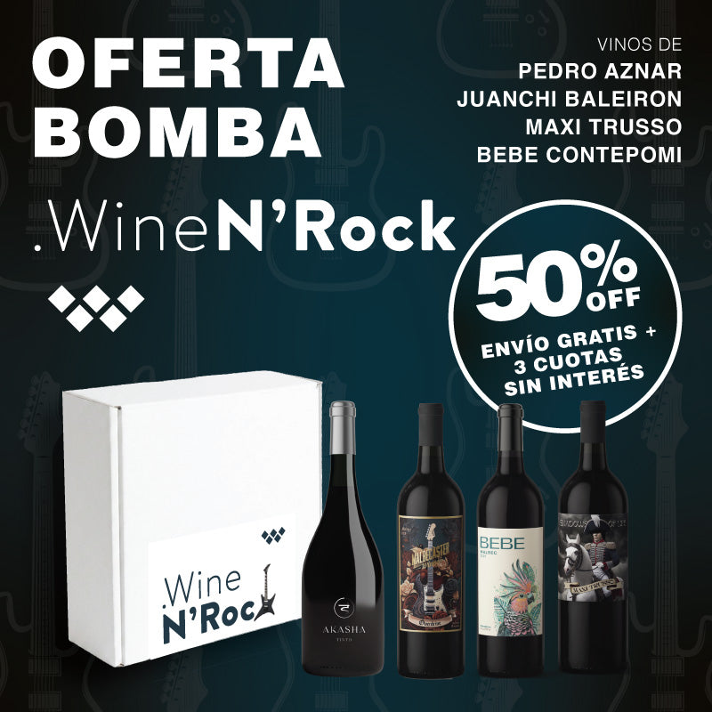 MIX4 WINE´N ROCK | AKASHA Tinto | MALBECASTER Malbec |  BEBE Malbec | SHADOWS OF LIFE Malbec