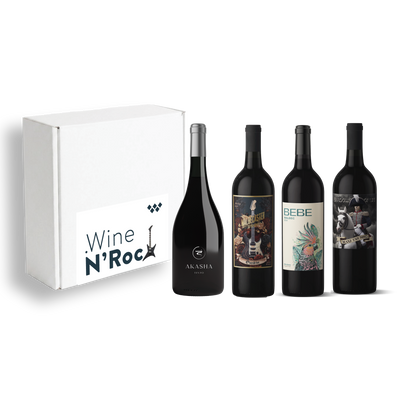 MIX4 WINE´N ROCK | AKASHA Tinto | MALBECASTER Malbec |  BEBE Malbec | SHADOWS OF LIFE Malbec